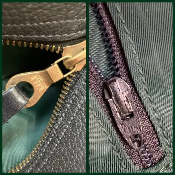 DOONEY & BOURKE Large Rare Vintage METRO Tote Black Pebbled All Weather Leather - Picture 15 of 16